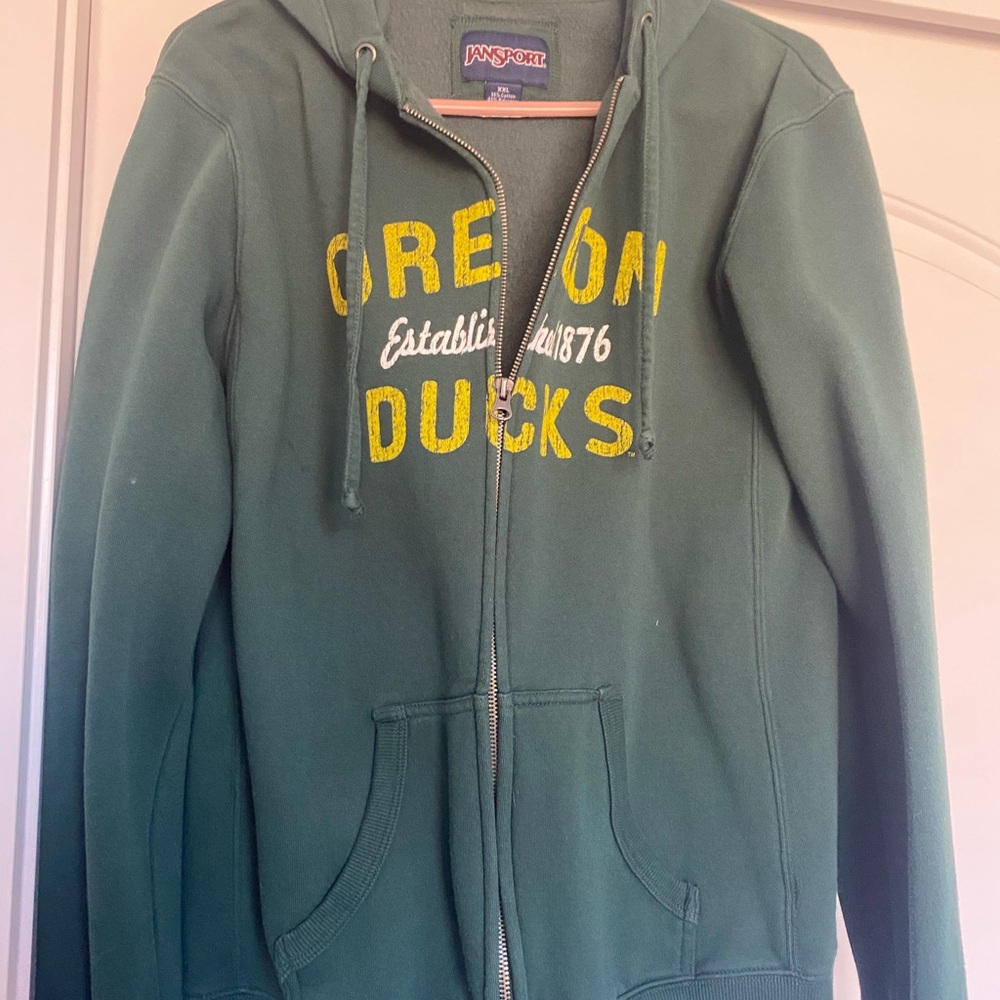 Green Oregon Ducks Hoodie